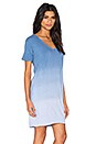 view 2 of 4 Ombre T-Shirt Dress in Denim