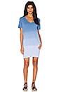 view 4 of 4 Ombre T-Shirt Dress in Denim