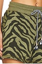 view 6 of 6 SHORT LOUNGE ZEBRA in Olive