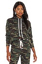 view 1 of 4 Heart Dark Camo Hoodie in Army