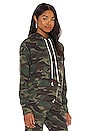 view 2 of 4 Heart Dark Camo Hoodie in Army