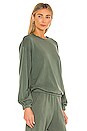 view 2 of 4 Blouson Sweatshirt in Olive