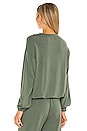 view 3 of 4 Blouson Sweatshirt in Olive
