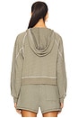 view 4 of 5 Horizon Zip Hoodie in Fern
