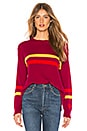 view 1 of 4 Cashmere Blend Crew Neck Sweater in Berry
