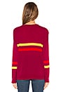 view 3 of 4 Cashmere Blend Crew Neck Sweater in Berry