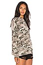 view 2 of 4 Drapey Hoodie in Camo