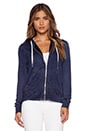 view 2 of 4 Zipper Hoodie in Dark Indigo