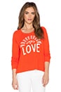 view 1 of 3 SUDADERA CORTA SUMMER LOVE in Coral