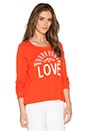 view 2 of 3 SUDADERA CORTA SUMMER LOVE in Coral