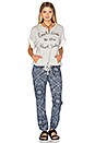 view 4 of 4 PANTALON JOGGER EN POLAIRE MOTIF BANDANA in Navy