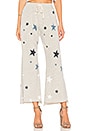 view 1 of 4 Stars Flare Sweatpant in Heather Grey