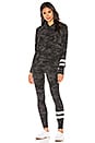 view 4 of 4 Stripes Camo Yoga Pant in Charcoal