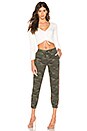 view 4 of 4 Camo Zip Jogger in Army