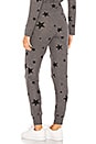 view 3 of 5 Star Print Jogger Pants in Charcoal