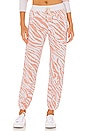 view 1 of 4 Zebra Sweatpants in Bone