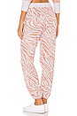 view 3 of 4 Zebra Sweatpants in Bone