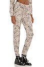 view 2 of 4 Leopard Pocket Jogger Sweatpants in Oatmeal