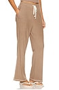view 2 of 6 Rib Lounge Crop Flare in Taupe