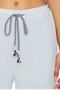 view 6 of 6 Mesh Wide Leg Pant in Chambray