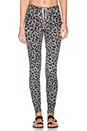 view 1 of 3 Leopard Yoga Pant in Heather Grey
