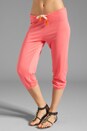 view 1 of 6 Light Terry Capri Pant in Hibiscus
