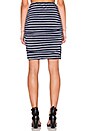 view 3 of 3 Stripe Mini Skirt in Midnight