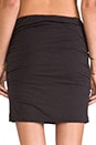 view 6 of 6 Ruched Skirt in Old Black