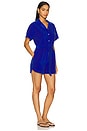 view 2 of 3 Loop Terry Romper in Cobalt