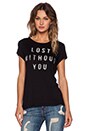 view 1 of 3 Lost Without You Boy Tee in Black