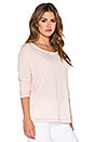 view 2 of 3 Drop Shoulder Long Sleeve Tee in Petal