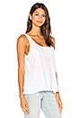 view 2 of 5 Pineapple Scoop Tank in White