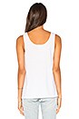view 3 of 5 Pineapple Scoop Tank in White