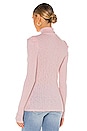 view 3 of 4 Puff Sleeve Turtleneck in Rosebud
