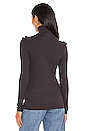 view 3 of 5 Puff Sleeve Turtleneck in Coal