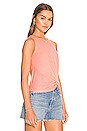 view 2 of 4 Sleeveless Twist Tank in Neon Peach