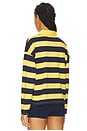 view 3 of 4 Crop Polo Shirt in Sun Stripe