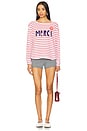view 5 of 5 Merci Crew Pullover in Optic White