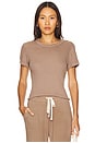 view 1 of 4 Shrunken Tee in Taupe