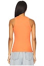 view 3 of 4 High Crew Tank Top in Blaze Orange