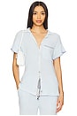 view 1 of 4 Mesh Camp Shirt in Chambray