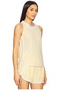 view 3 of 5 Loop Terry Tank Top in Lemon Tint