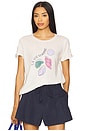 view 1 of 4 Marine Rolled Sleeve Tee in Oyster