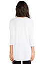 view 3 of 4 Twin Palms 3/4 Sleeve Tee in White