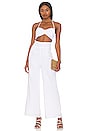 view 1 of 3 x REVOLVE Boat Linen Jumpsuit in White