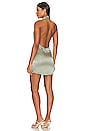 view 3 of 3 X Revolve Halter Mini Dress in Dark Sage