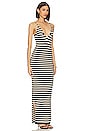 view 2 of 3 Phoebe Maxi Dress in Black & White