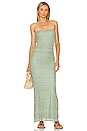 view 1 of 4 x REVOLVE Strapless Crochet Maxi Dress in Green Shimmer