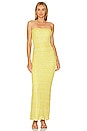 view 1 of 4 x REVOLVE Strapless Crochet Maxi Dress in Lime Shimmer