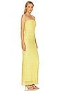 view 2 of 4 x REVOLVE Strapless Crochet Maxi Dress in Lime Shimmer